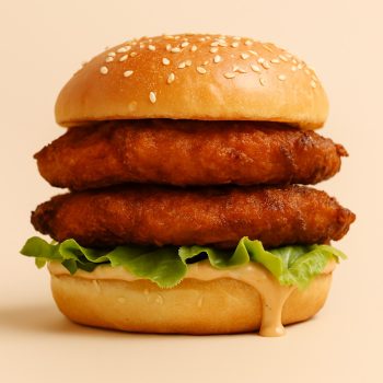 Chicken Katsu Double Patty Burger