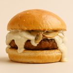 Swiss Mushroom Beef Burger